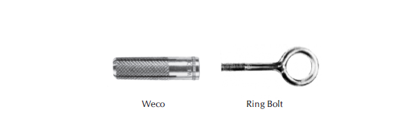 Liebig Anchor Bolt- Scaffold Bolt (Ring Bolt/ Weco)